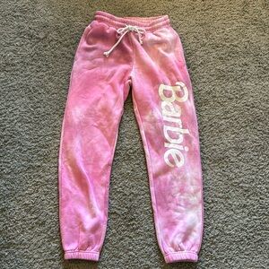 BARBIE X FOREVER 21 | Tie Dye Pink Joggers pants women’s x-small pink
